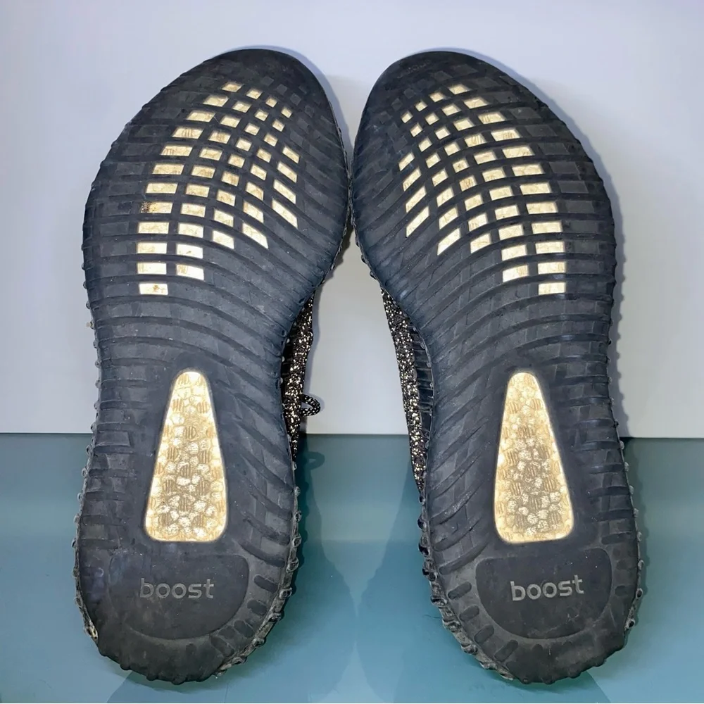 Reflective Adidas Black Men's Sneakers Size 10.5 - Picture 6 of 7